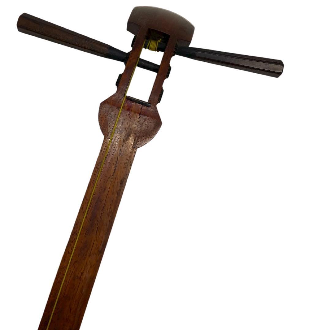 昭和レトロ　三味線(三味線スタンド付き)　25サ109