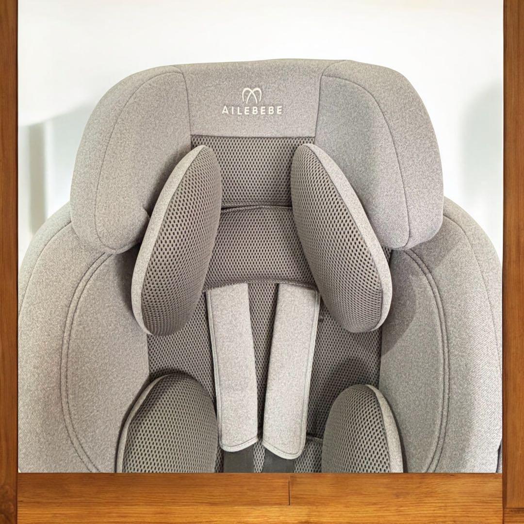 【1歳〜7歳対応】エールベベ スイングムーン プレミアムS 美品 グレー 清潔感