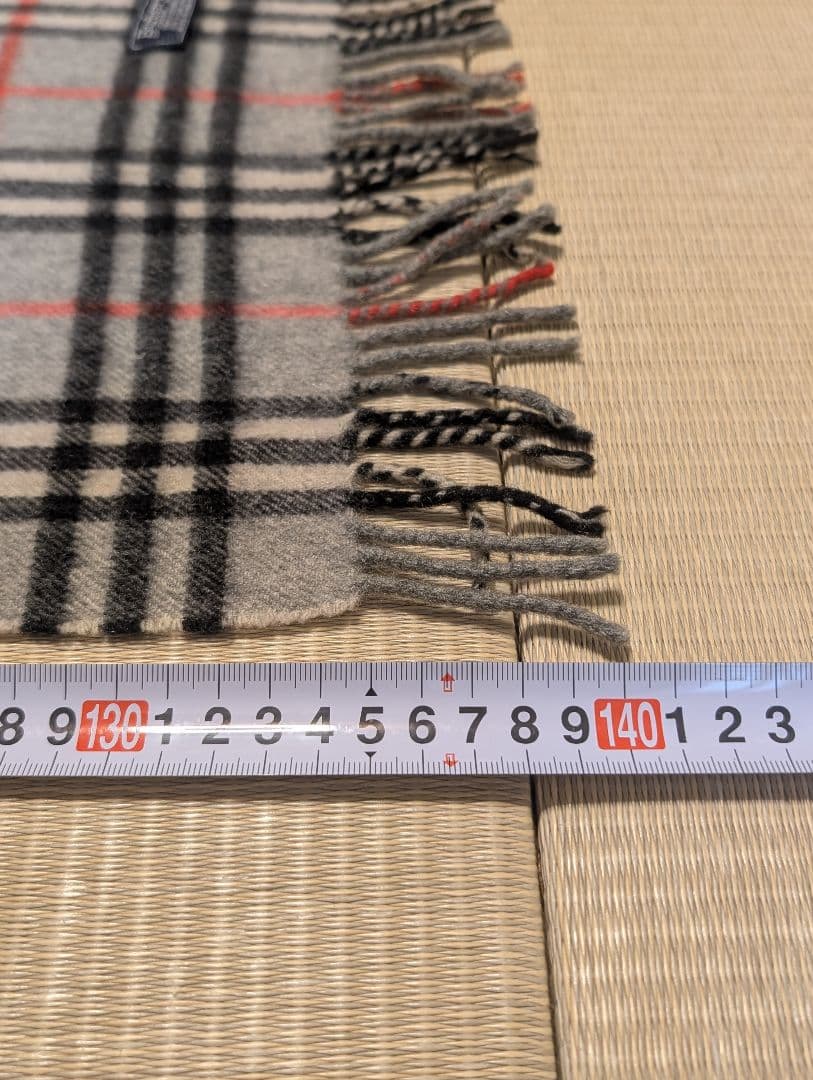 バーバリーズ チェック柄 カシミヤ100% マフラー