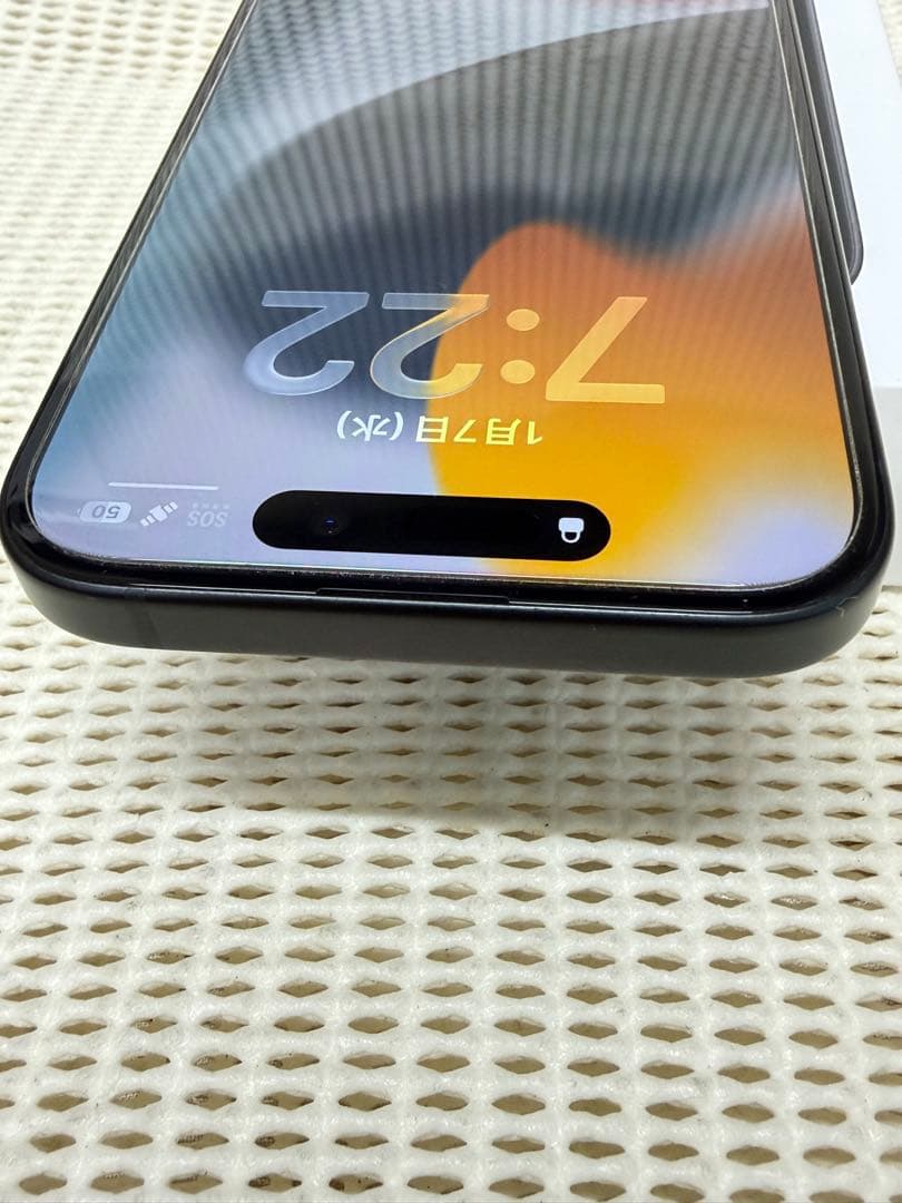 純正バッテリー残量100％　iPhone15 128GB ブラック