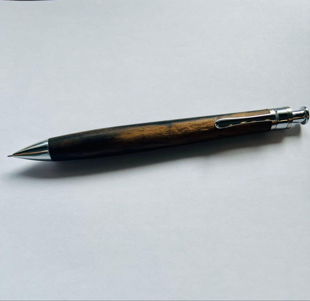 工房　楔シャーペンブラックウッド0.5mm