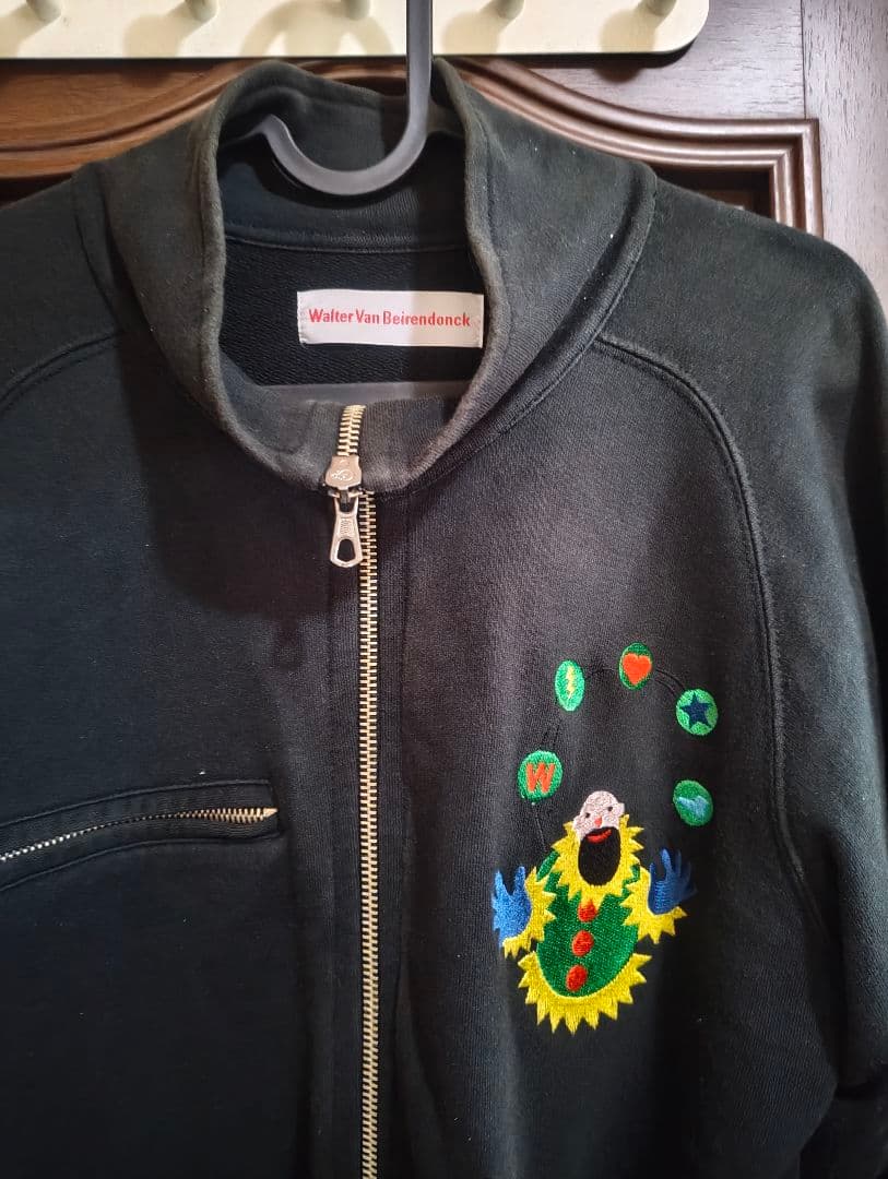 お*す様 Walter Van Beirendonck ブラックラグランブルゾン