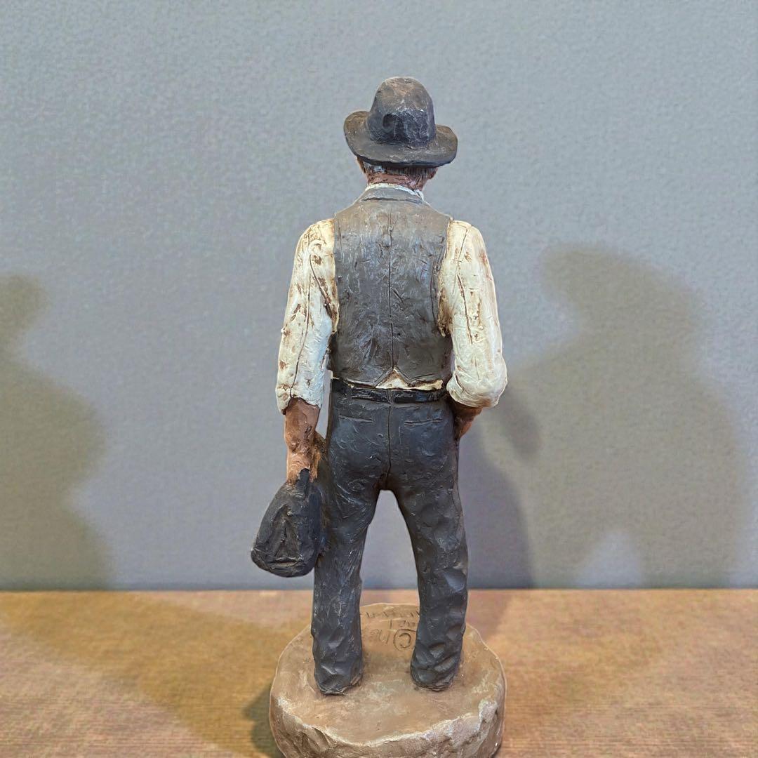 アメリカンインテリア　マイケルガーマン作　彫刻 アンティーク