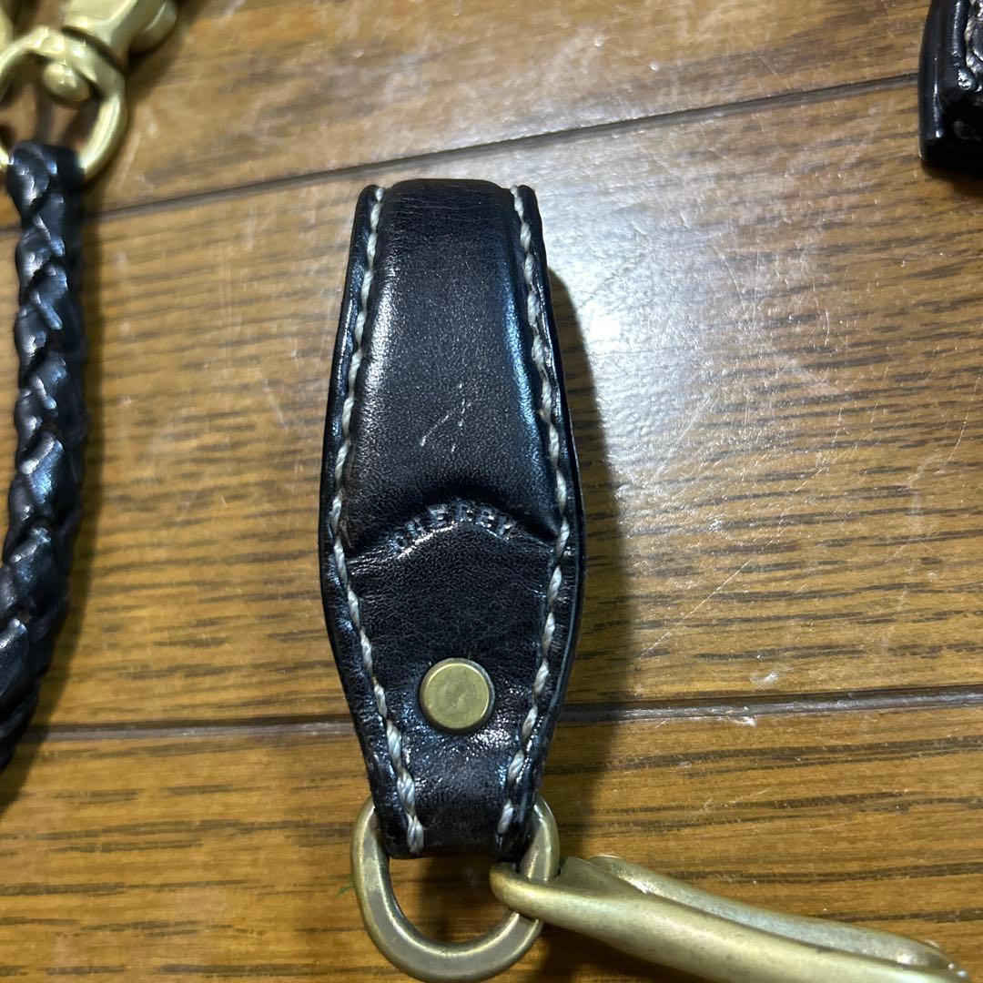 アトリエチェリー　ロングウォレット　ウォレットロープ　キーホルダー　セット　中古