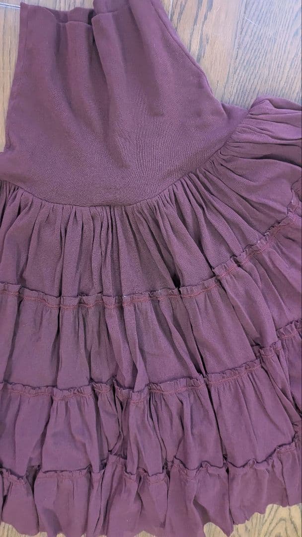 ジャンポール・ゴルチエソレイユ　ティアードスカート　フレアスカート　パワーネット