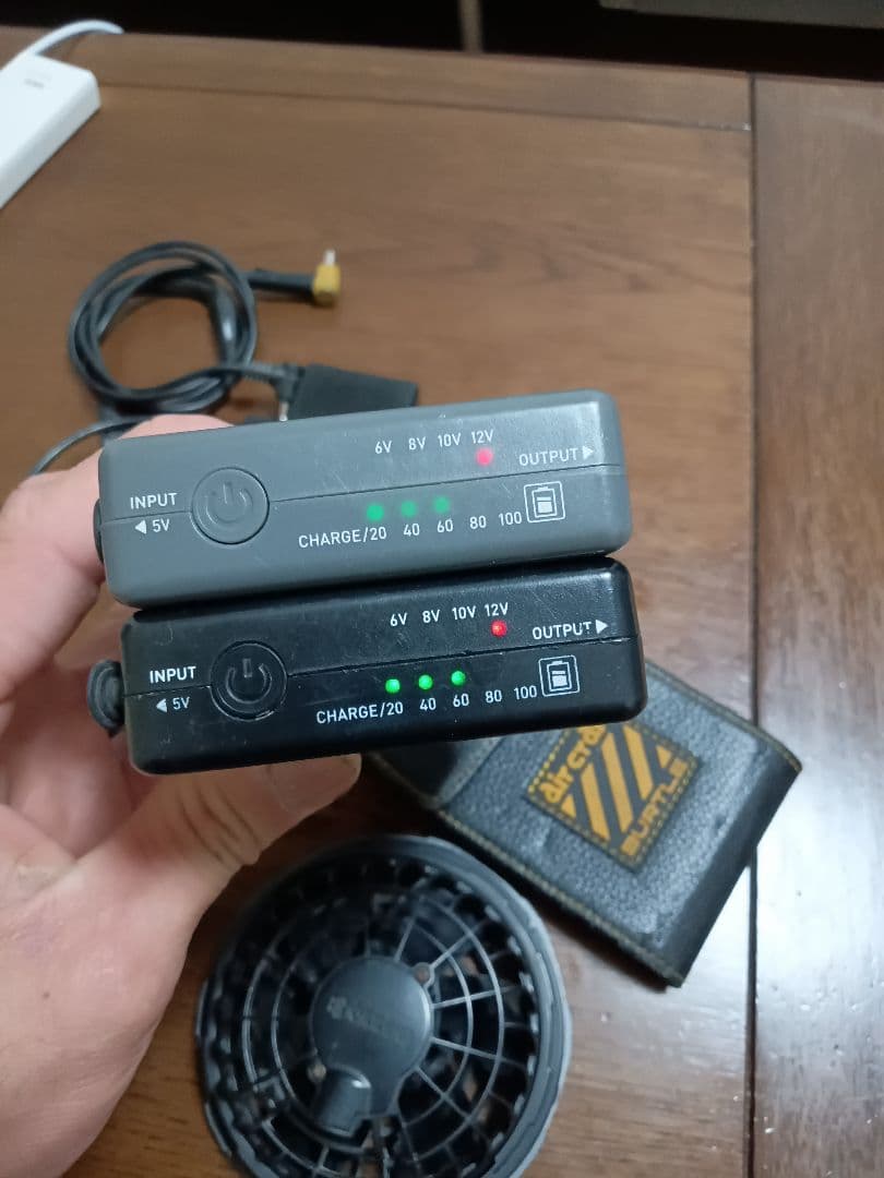 バートル　12v エアークラフト　バッテリーセット　ファン　空調服