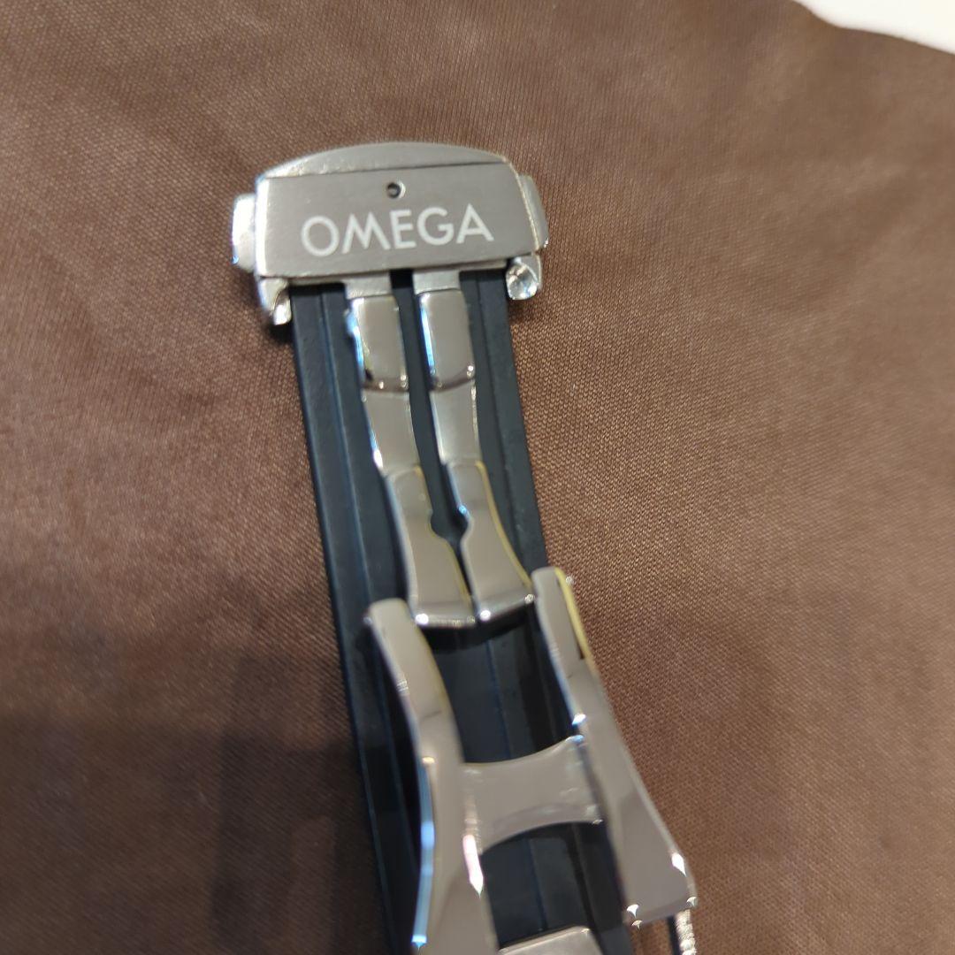 Speedmaster ラバーベルトセット ブラック OMEGAバックル付き