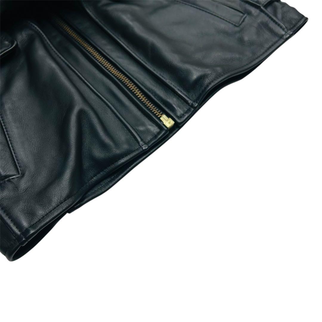 VANSON 40 バンソン シングルライダース レザージャケット カウハイド