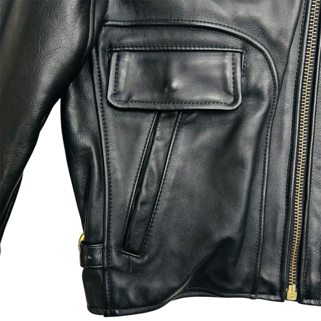 VANSON 40 バンソン シングルライダース レザージャケット カウハイド