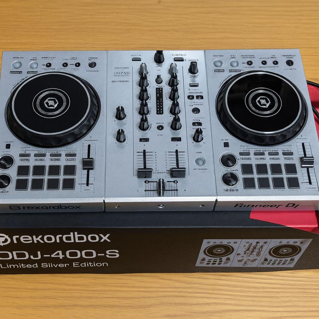 DJコントローラー シルバー 2チャンネル