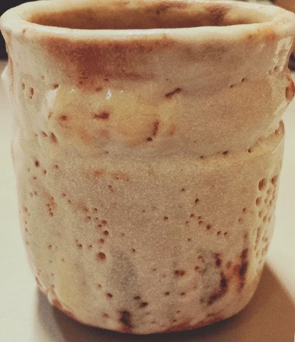 奥磯太覚 志野 火入 【真作保証】