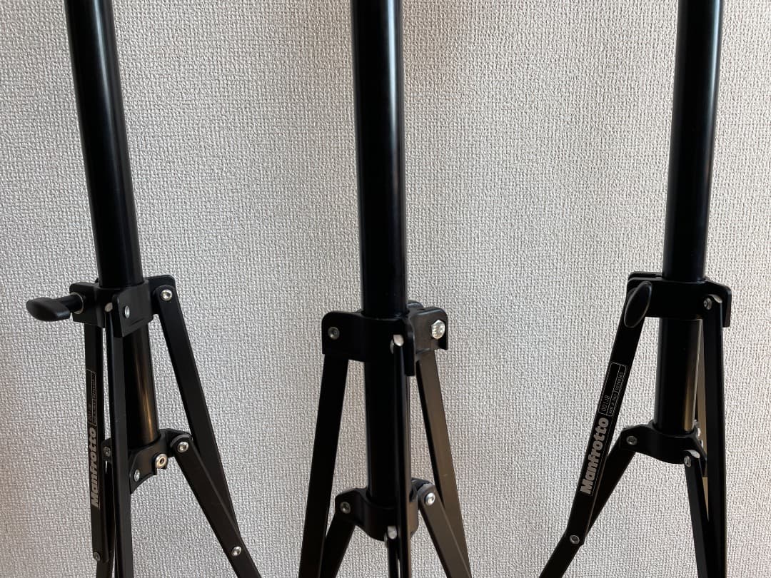 【中古】マンフロット 001JB 3台セット スタンド manfrotto 三脚