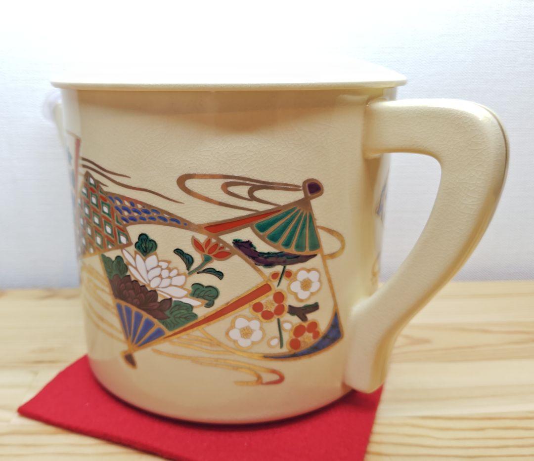 送料込【逢絢亭・新品】茶道具 水屋道具 片口水注 京焼 扇面流水 紙箱入り