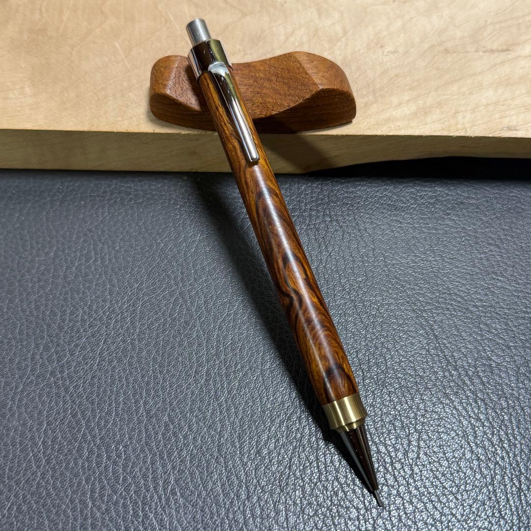 202デザートアイアンウッド　木製シャーペン　最強低重心ダブルR 真鍮