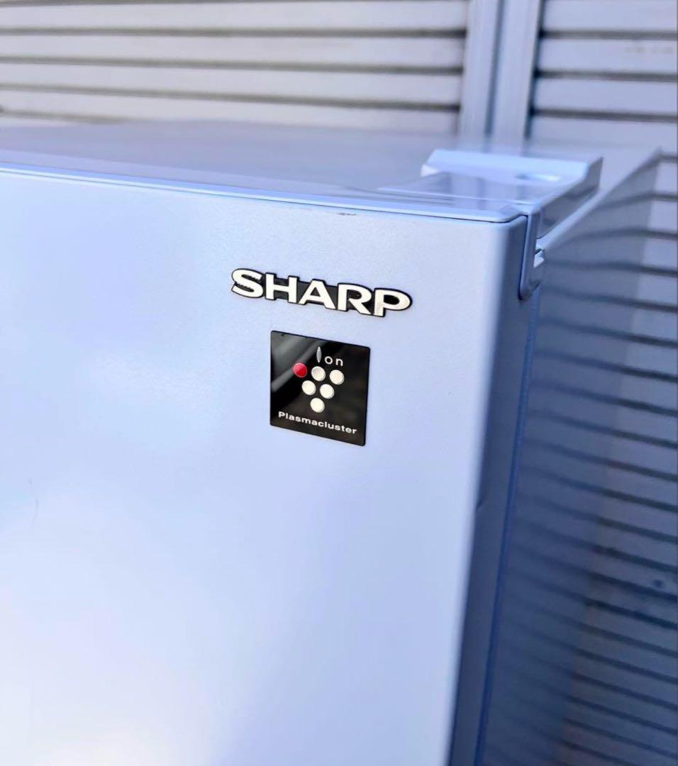 ① 【送料無料】2024年製　SHARP 冷蔵庫 SJ-BD23M-W 230L