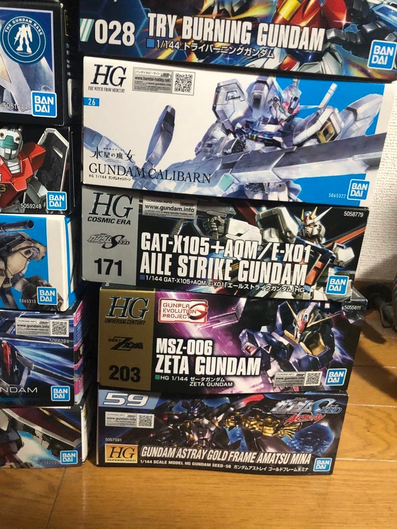 HG 24点セット 新品未使用 まとめ売り　ストライクガンダムrx78ウイング他