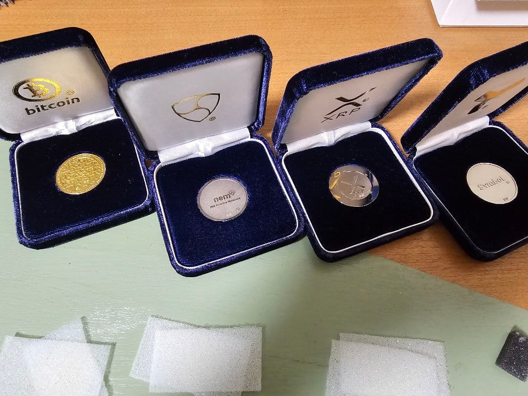 s*n様 仮想通貨風セット 純銀製 ネム シンボル リップル ビット