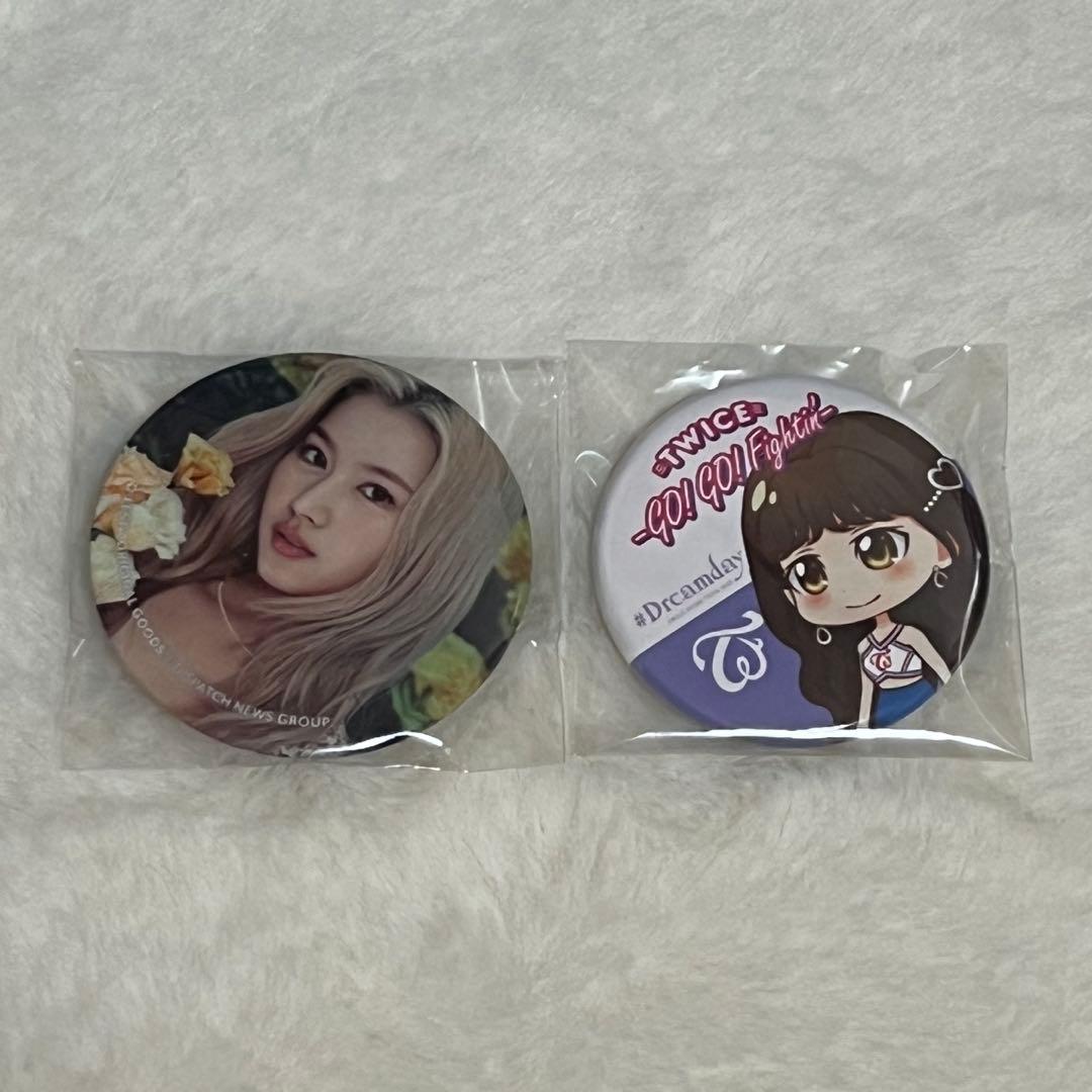 TWICE gogo fightin dfesta缶バッジ サナ