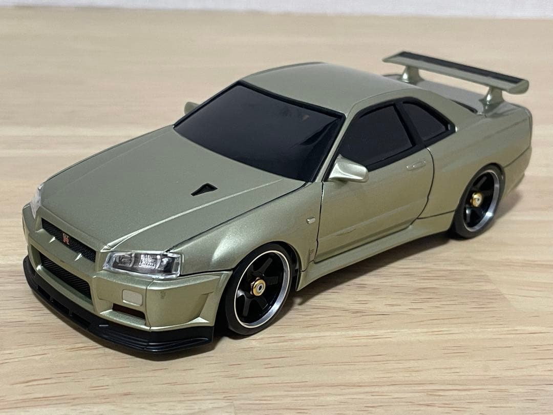 京商 ミニッツ　MA-030 EVO➕ジャイロ➕GT-R R34ボディ➕ナット