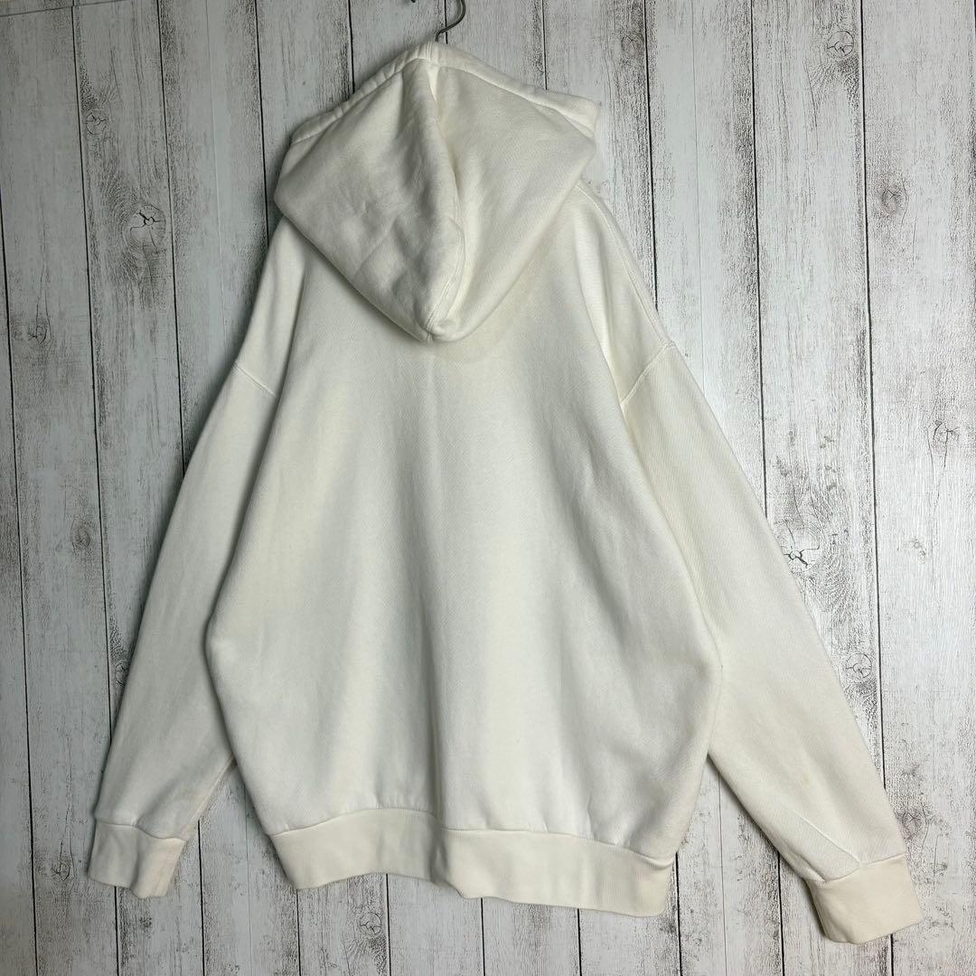 366【美品】グッチ×アディダス☆刺繍＆プリント入りコラボパーカー ユニセックス