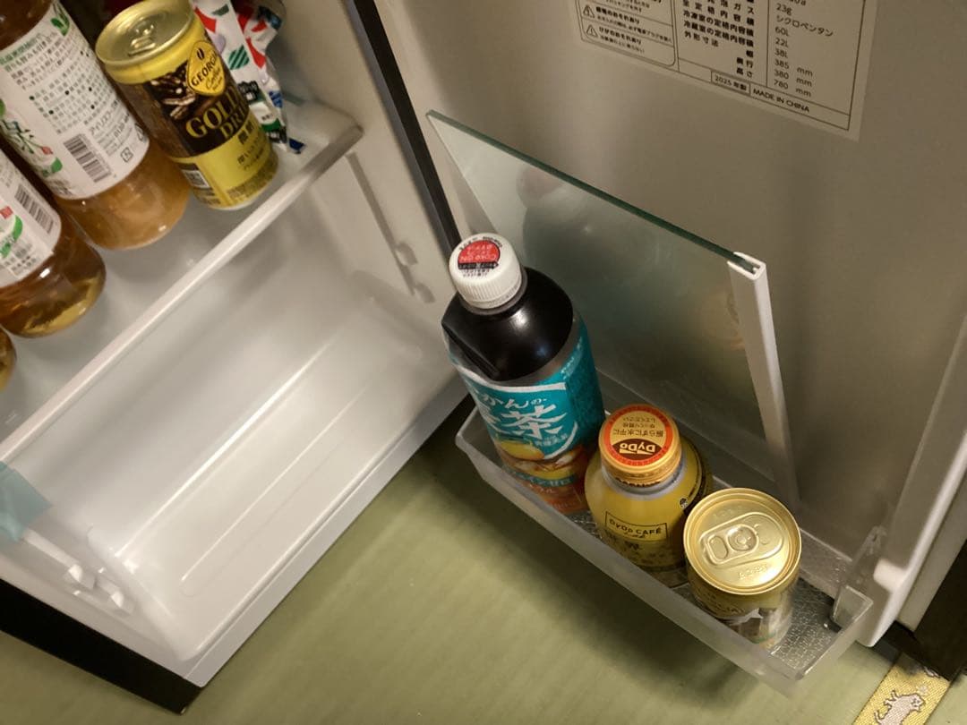 冷凍 冷蔵庫【一人暮らし用】小型 2ドア 冷蔵庫 60L ノンフロン 訳有り美品