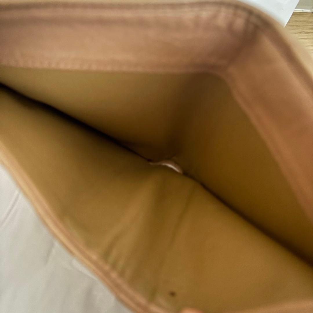 付属品完備✨ブルガリ 二つ折り財布 ダブルサークルロゴ 本革レザー ベージュ