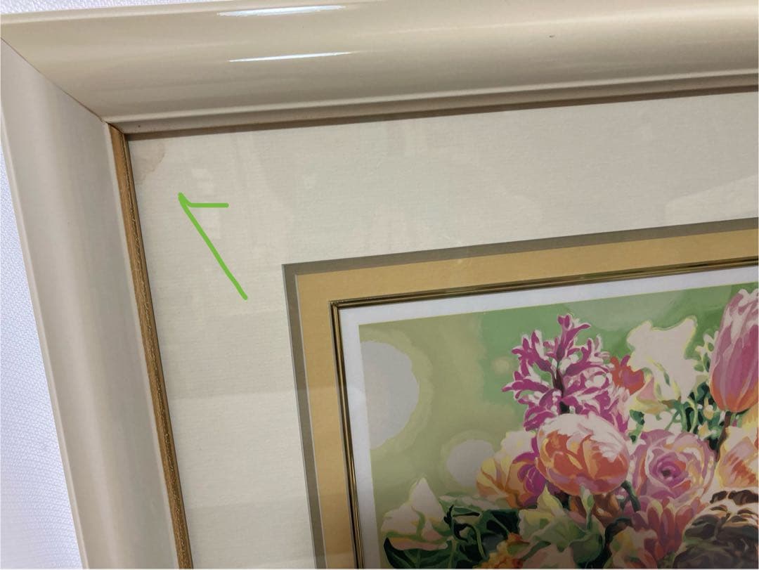 # 【真作保証品】笹倉鉄平『語らい』 額装シルクスクリーン版画