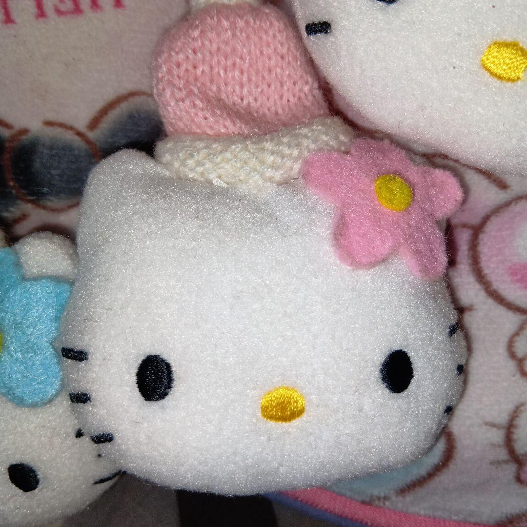 ハローキティサンタ ぬいぐるみオーナメント10個2001年耳に花激レア