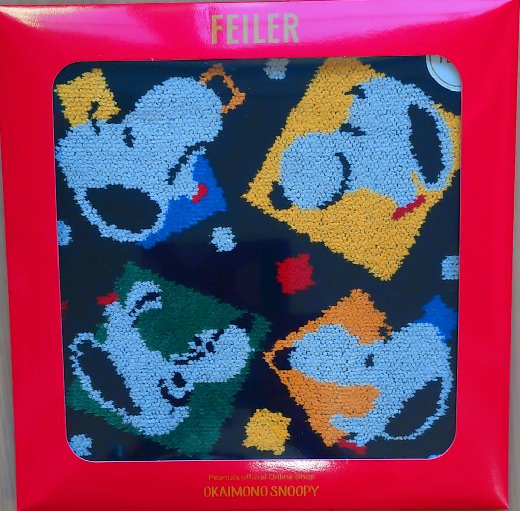 FEILER スヌーピー タオルハンカチ 2枚セット