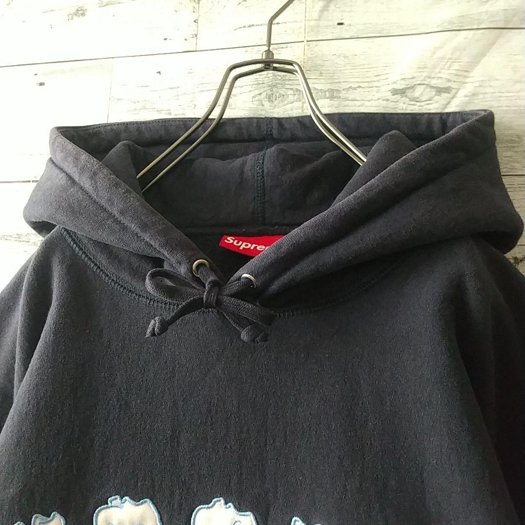 2点おまとめ☆シュプリーム 刺繍アイスロゴ センターロゴ パーカー XL相当