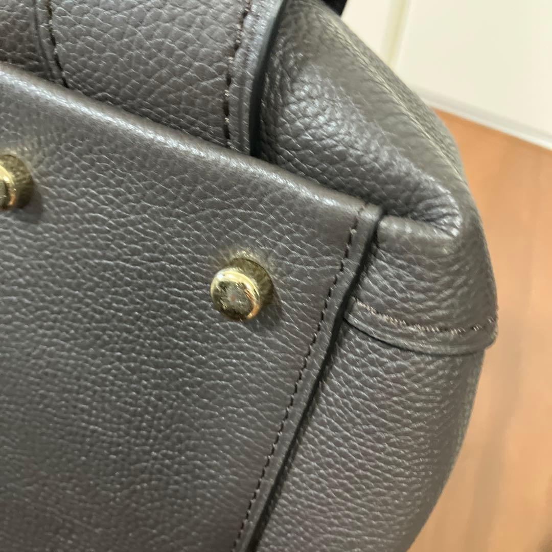 COACH エディ31 ペブルドレザー ショルダーバッグ