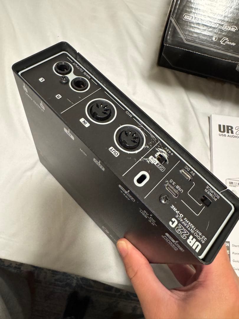 steinberg UR22C USBオーディオインターフェイス