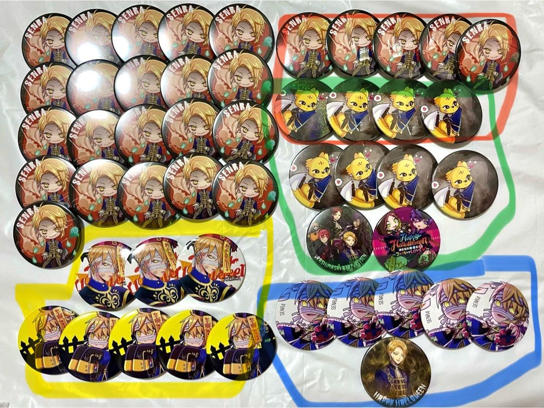 センラ 缶バッジ 春ツ 夏ツ ハロパ ひきフェス センワン 等身 実写