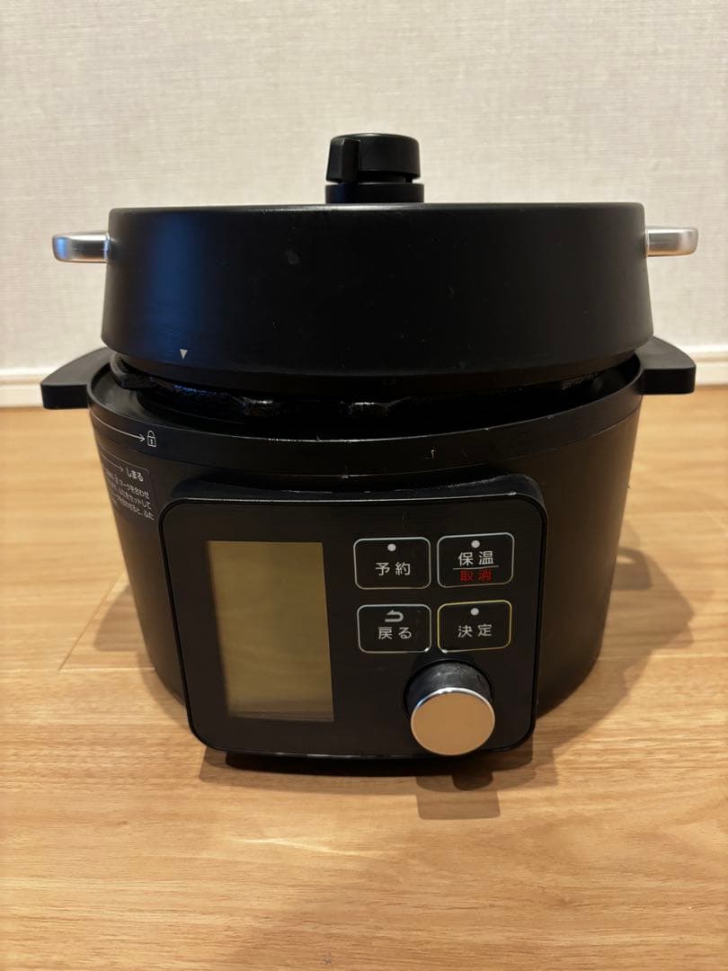 【美品・ほぼ未使用】アイリスオーヤマ 電気圧力鍋 2.2L