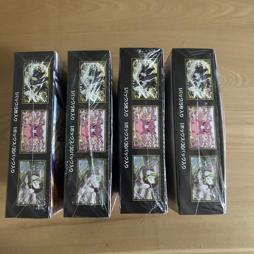 ムニキスゼロ　シュリンク付き　4BOX ポケカ