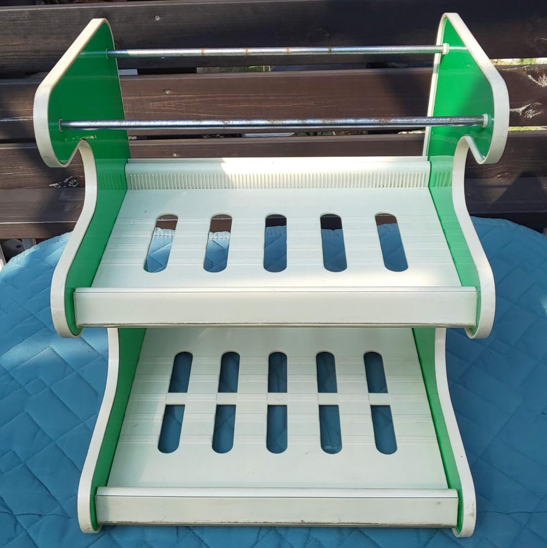 ロッテ　店舗什器　陳列棚　レトロ