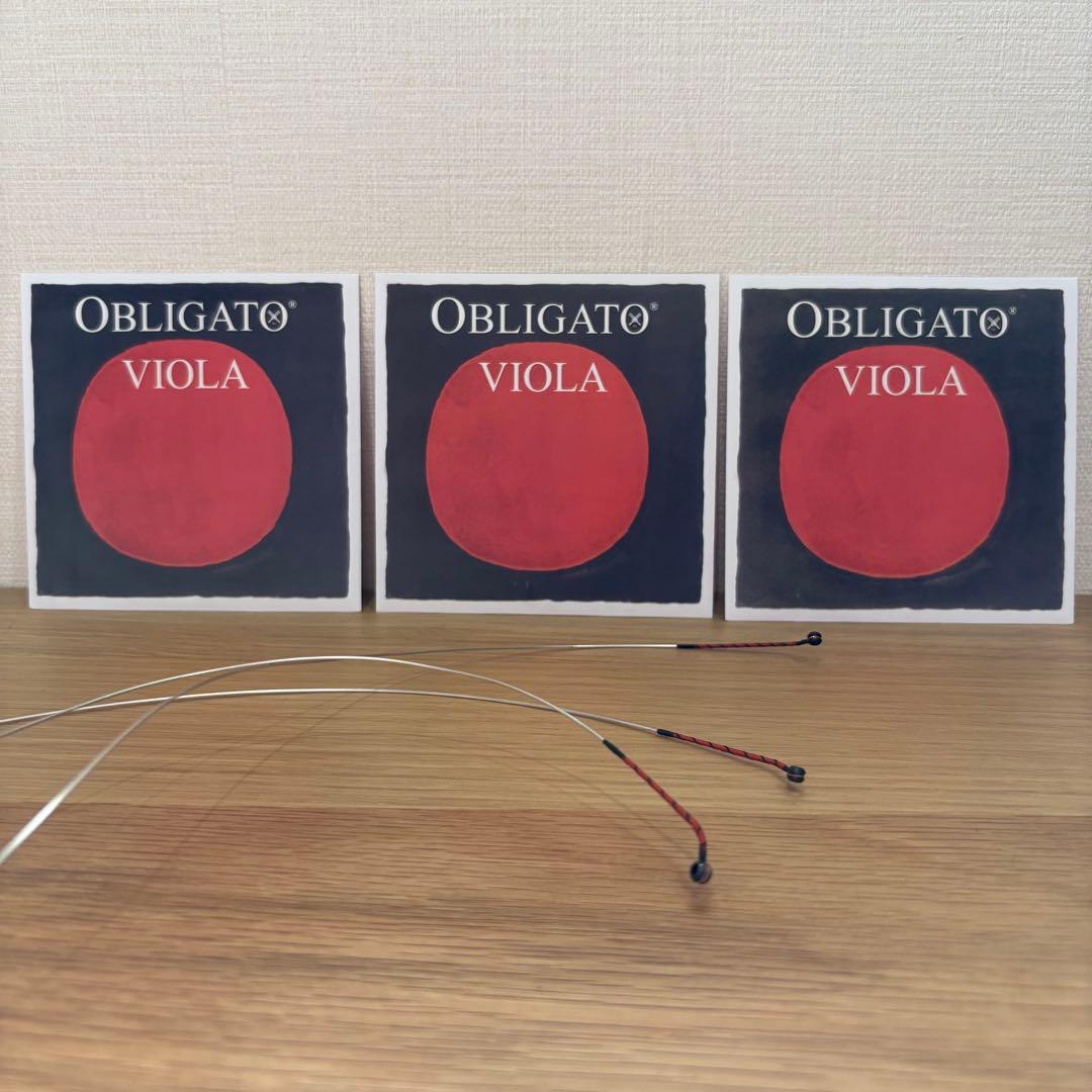 【1週間使用】ヴィオラ弦 オブリガート D・G・C線セット