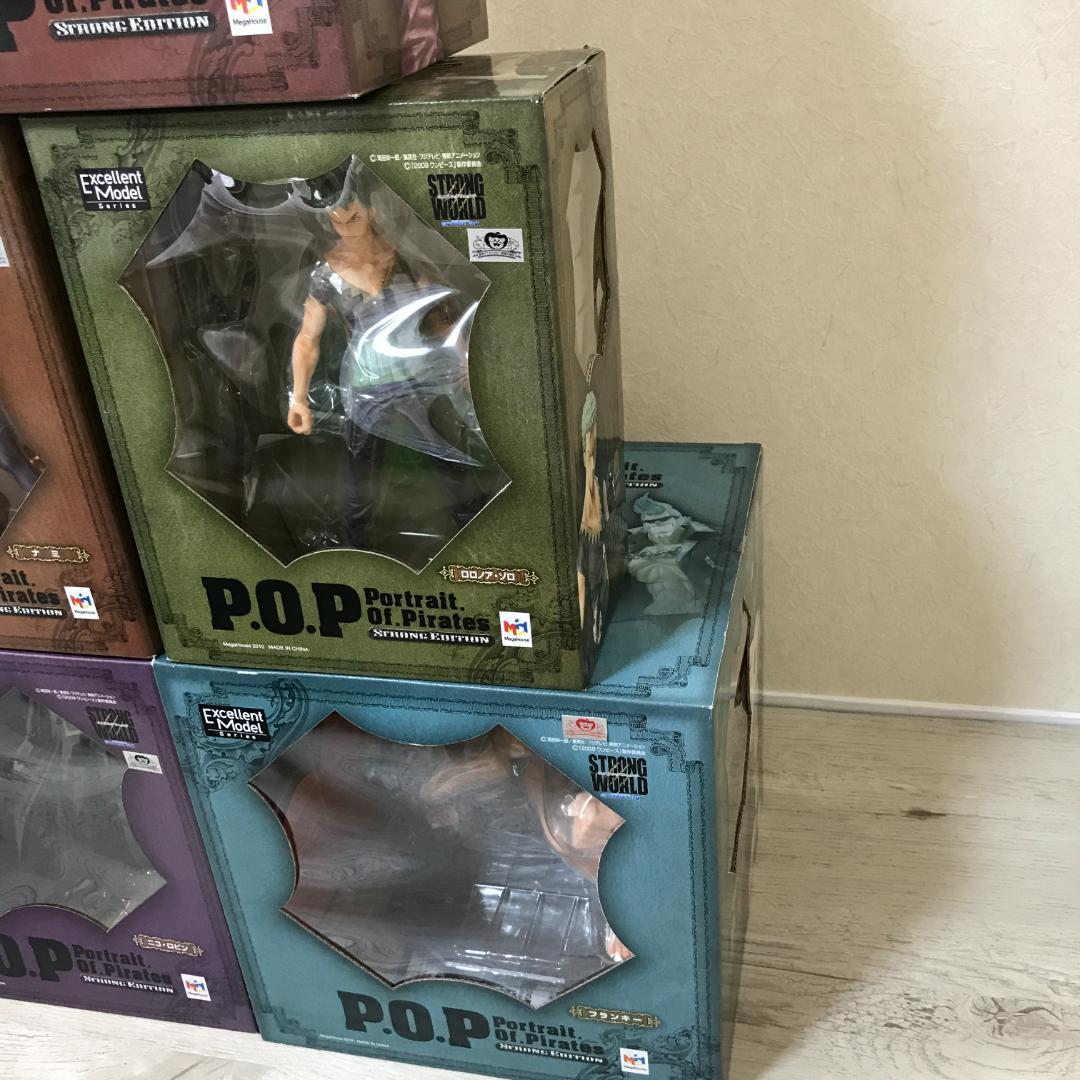 【未使用未開封】ワンピース P.O.P ストロングエディション フィギュアセット
