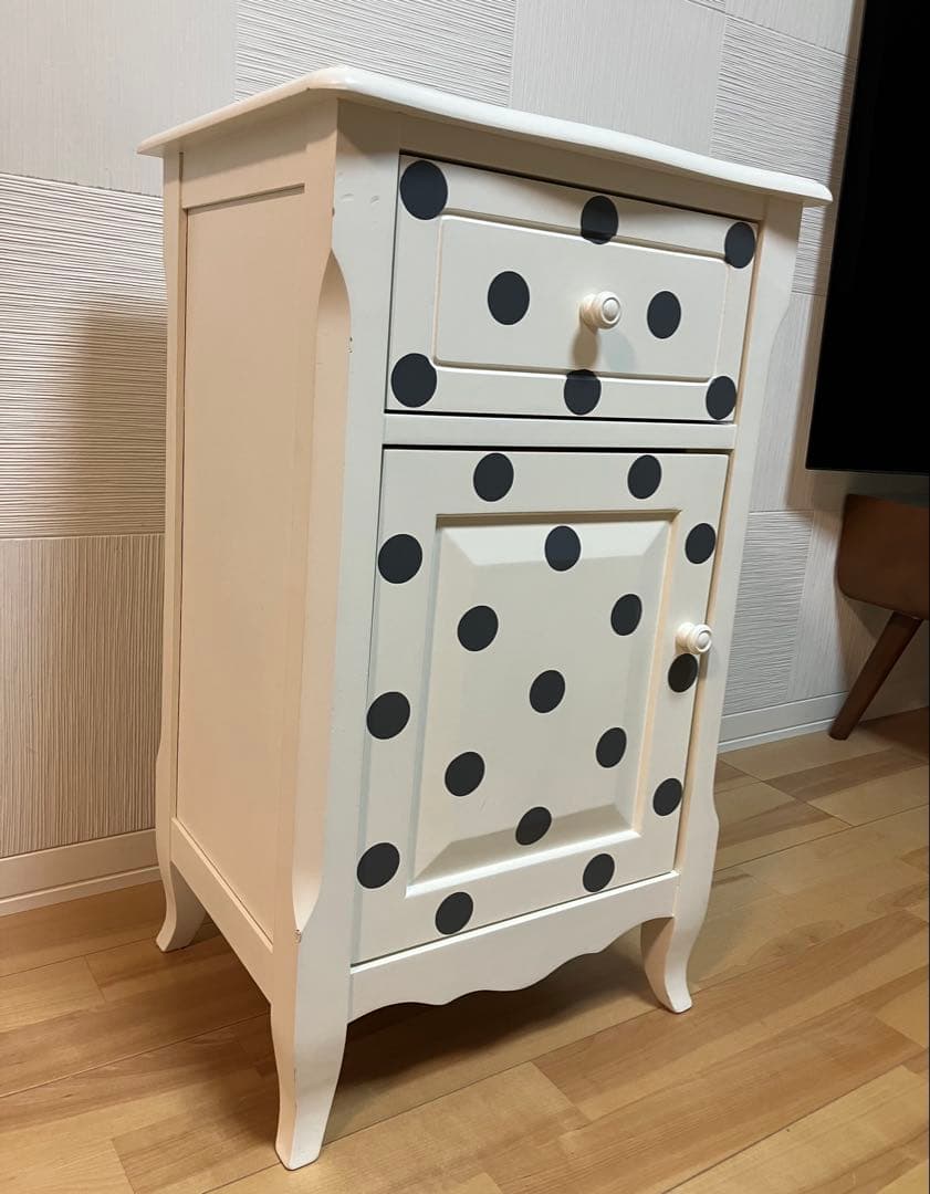 フランフラン　キャビネット　ドット