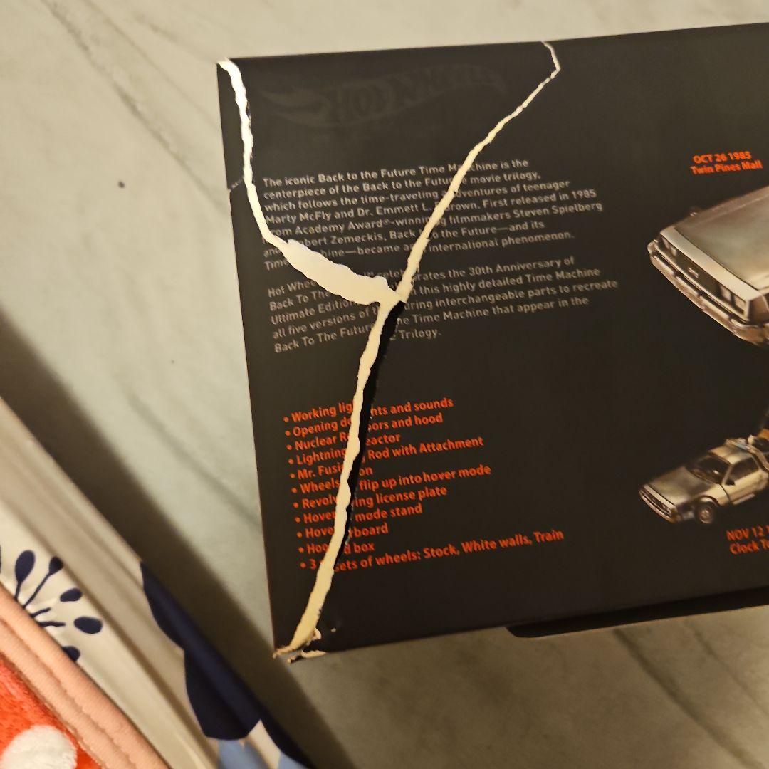 1/18 ホットウィール バックトゥザフューチャー