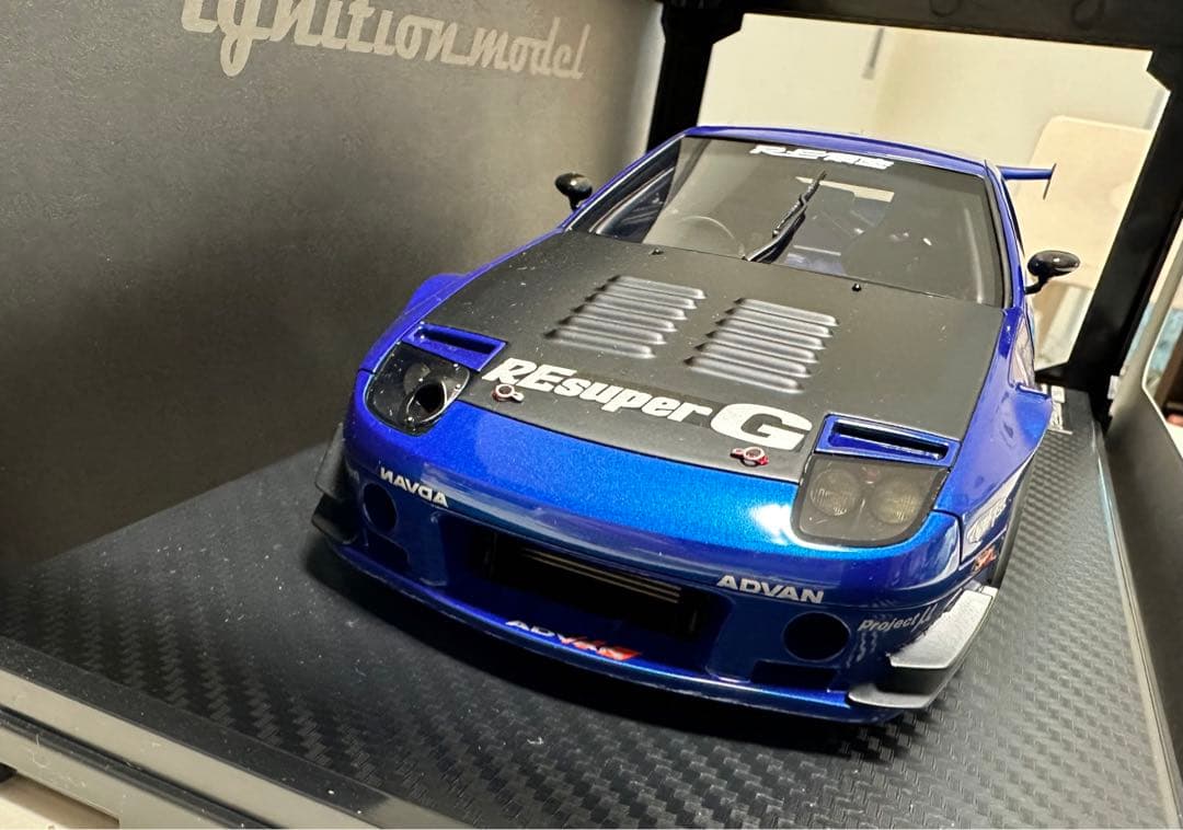 イグニッションモデル RX-7 FC3S RE雨宮 1/18 MAZDA 青