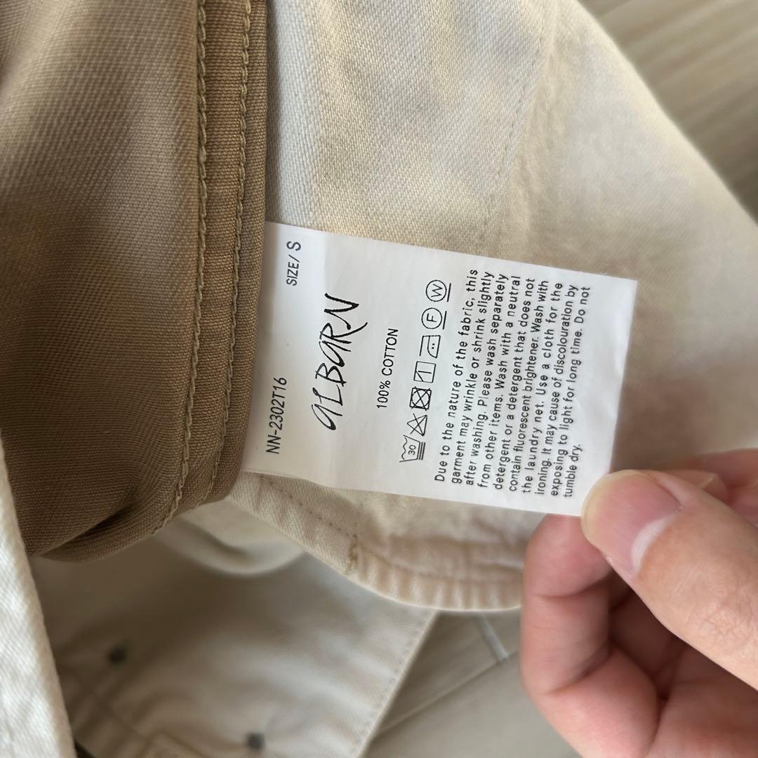 NICENESS 25AW ALBARNアルバーン (チノトラウザー ) S