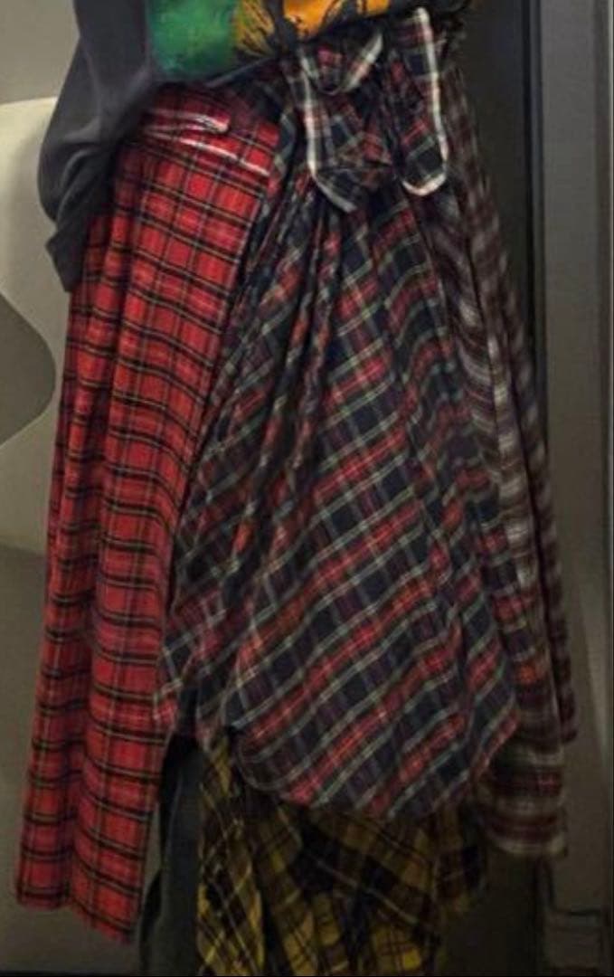 コムデギャルソン　スカート　パンク　グランジ　y2k