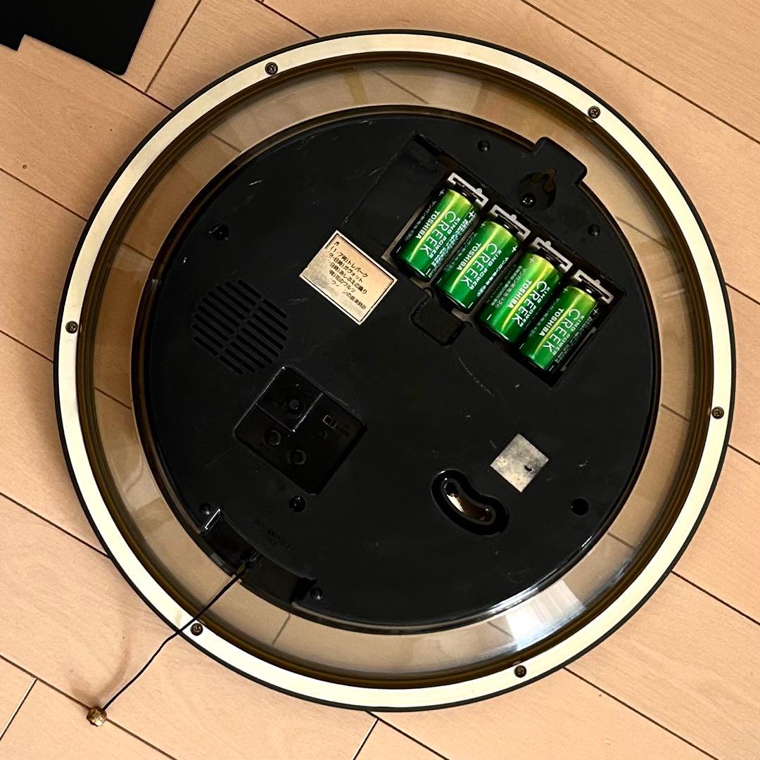 平成5年からくり時計　針が踊る　4MH689 リズム時計 スモールワールド