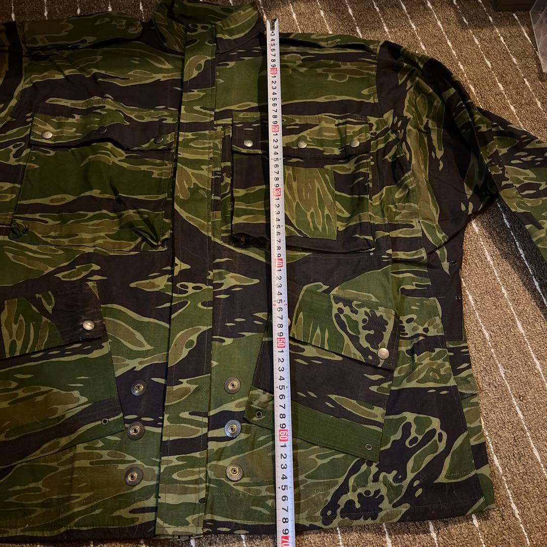 70年代　ベトナム戦　タイガーストライプ　タイガーカモ　ジャケット　ビンテージ