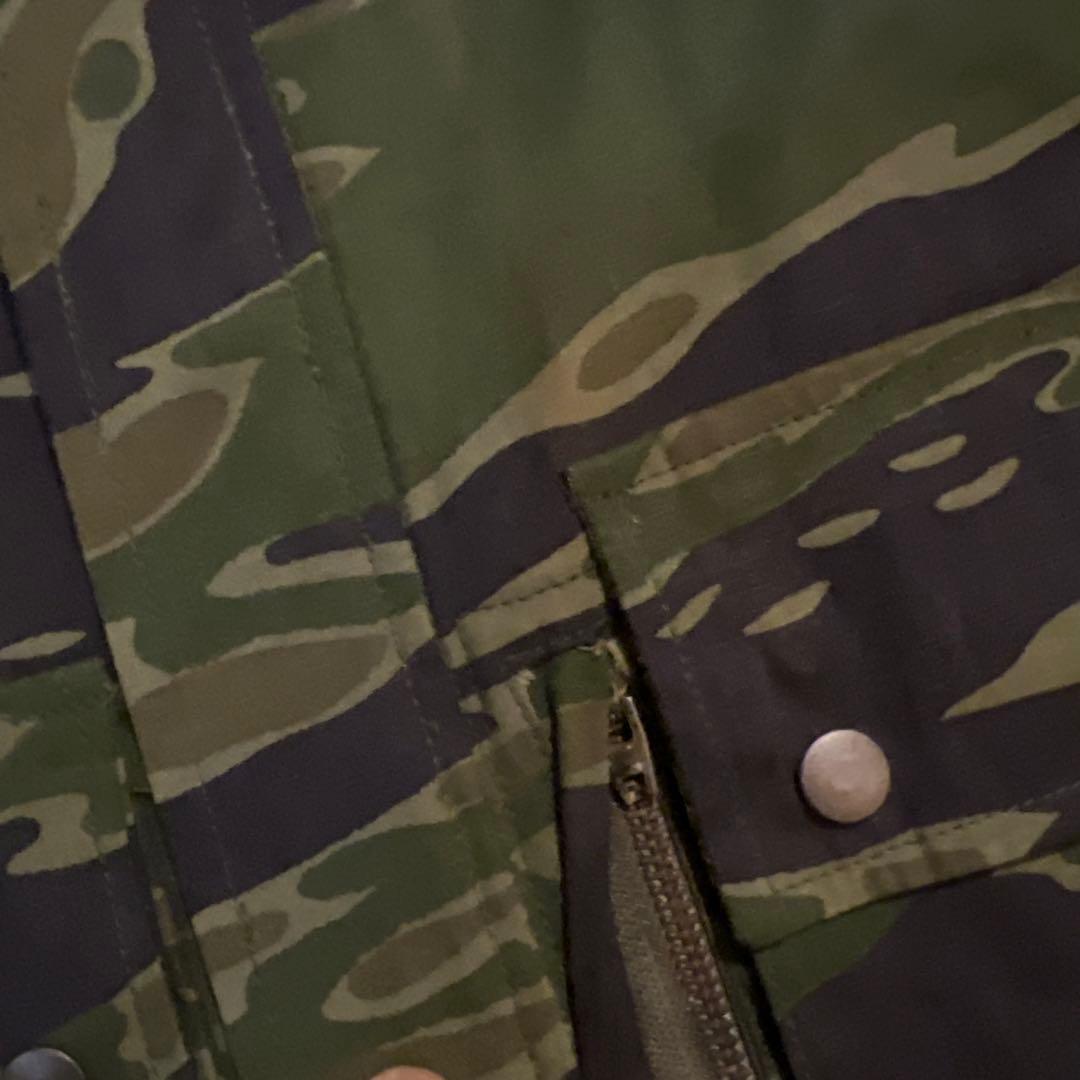 70年代　ベトナム戦　タイガーストライプ　タイガーカモ　ジャケット　ビンテージ