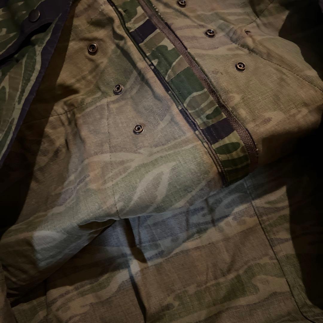 70年代　ベトナム戦　タイガーストライプ　タイガーカモ　ジャケット　ビンテージ