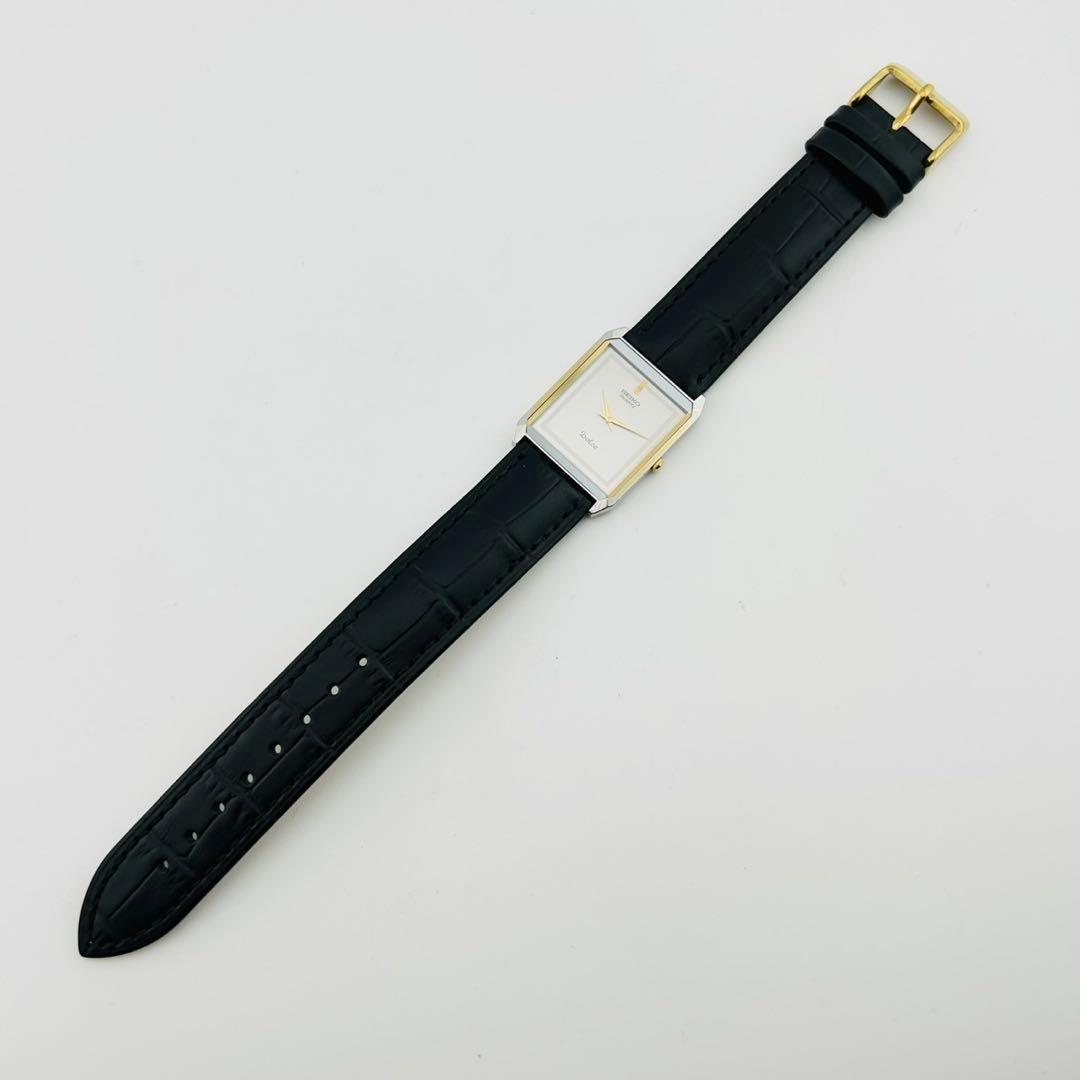【希少/電池交換済】SEIKO Dolce 腕時計　新品ベルト　クォーツ