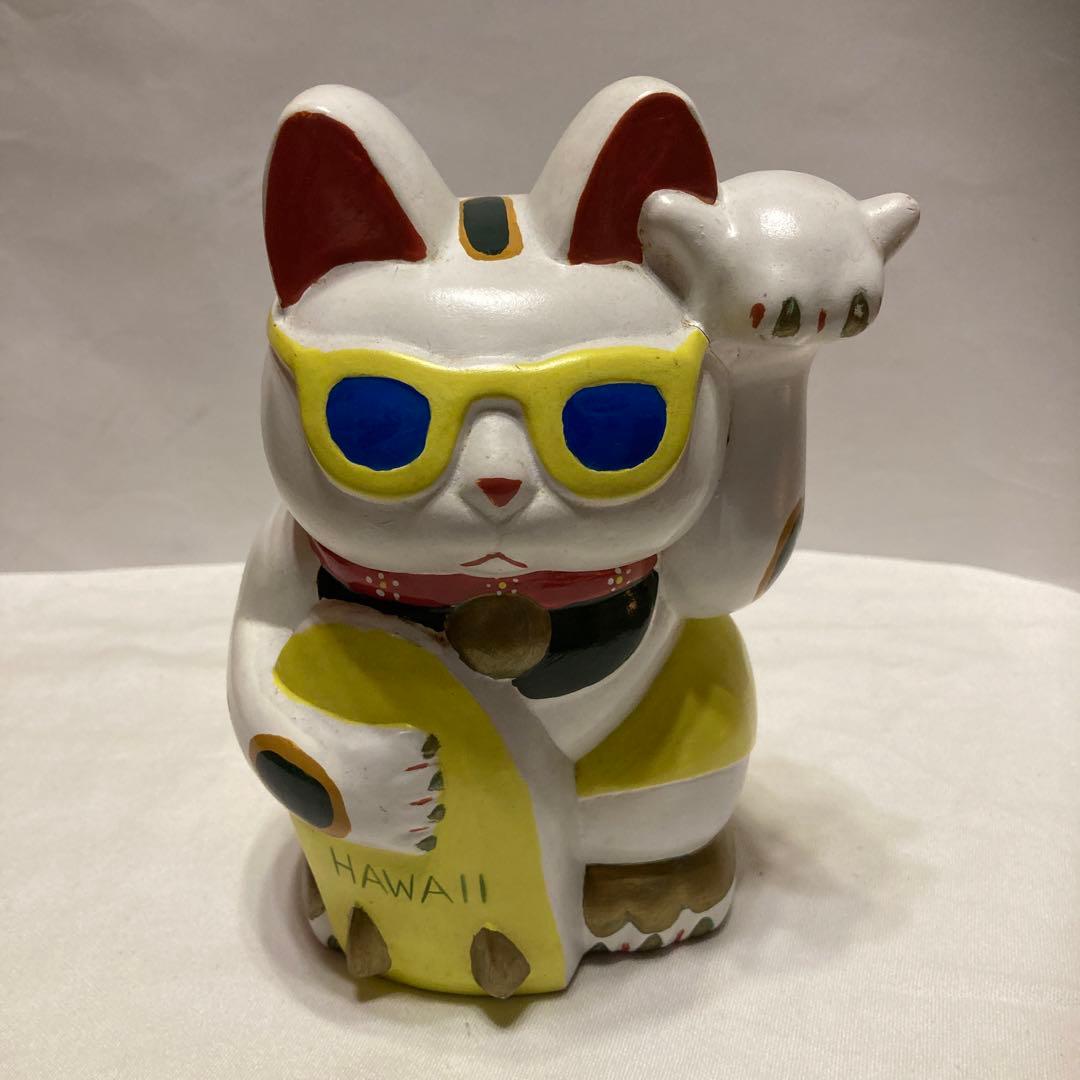 レア‼︎ Hawaii ハワイ ハングルース招き猫　ラッキーキャット