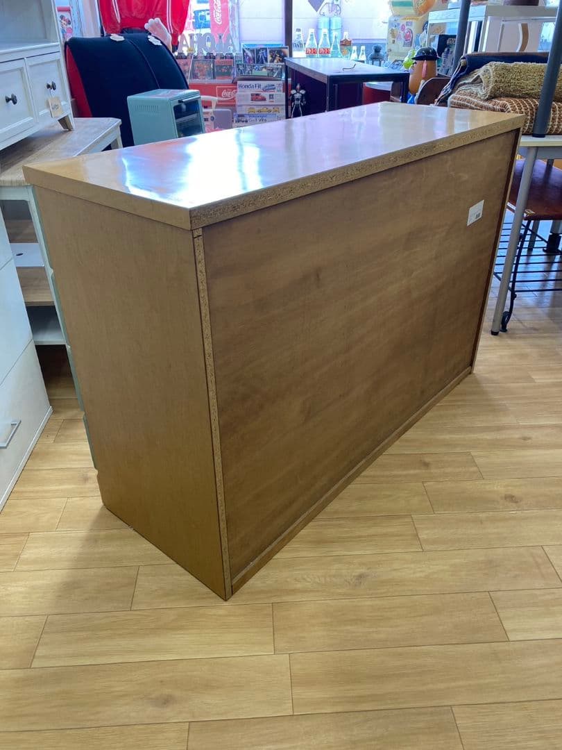 木製チェスト ９引き出し グリーン